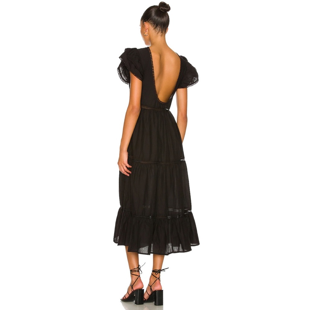 Tularosa Claudette Midi Dress in Black